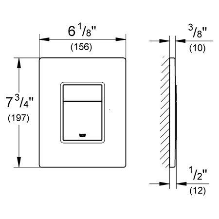 CLAPETA ACTIONARE REZERVOR INCASTRAT SKATE COSMOPOLITAN  ALB